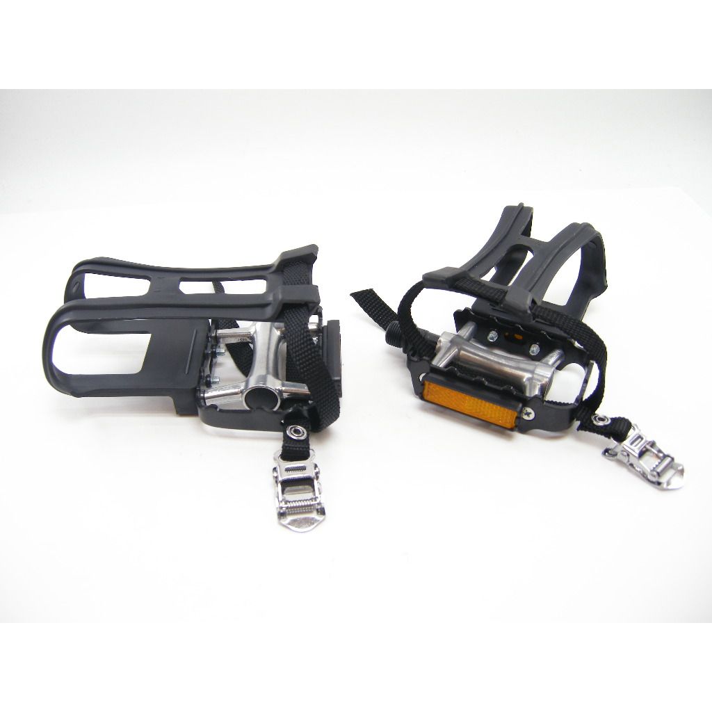 Pedale M248DU Alu inkl. Pedalriemen und Haken